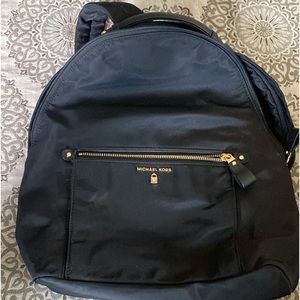 Mk black back pack bag